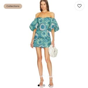 Rhode Dali Dress in Aquatic Bloom - size 10